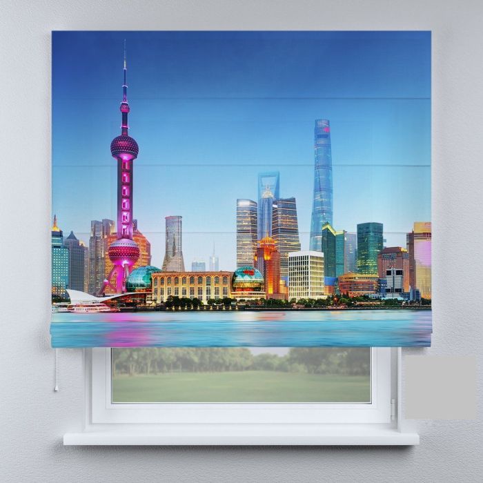 Римська штора DECOLIV архитектура ночная