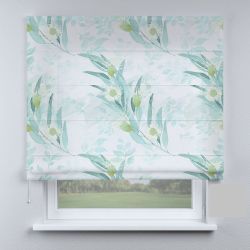 Римська штора з фотодруком зелене листя