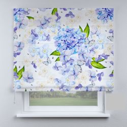 Римська штора з фотодруком гілка бузку