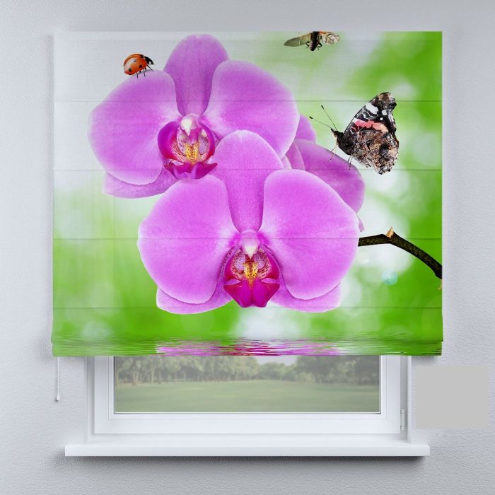 Римська штора DECOLIV орхидея большая