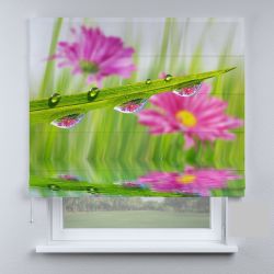 Римська штора з ланцюжковим карнизом краплі роси