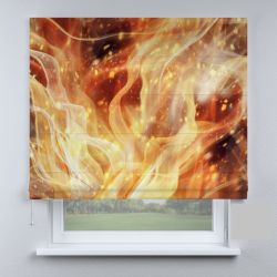 Римська штора DECOLIV огненная картина