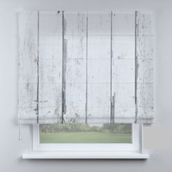 Римська штора з ланцюжковим карнизом доска сіра