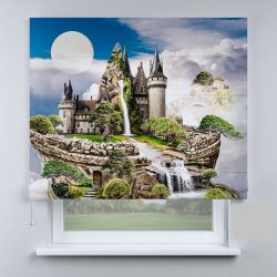 Римська штора з фотодруком казковий замок