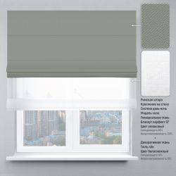 Римська штора День-Ніч Тюль/Блекаут Перфект оливковий