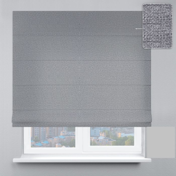 Римська штора Рогожка сірий
