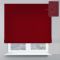 Римська штора Рогожка ланцюжковим карнизом червоний