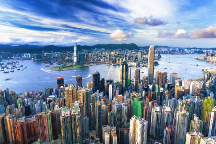 Римська штора DECOLIV Фотопечать Город  Блэкаут 300*170