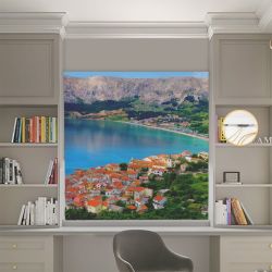 Римська штора з фотодруком Місто 00-065 Блекаут