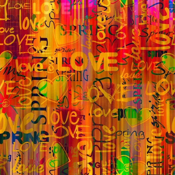 Римська штора DECOLIV Фотопечать Буквы  Блэкаут 120*170