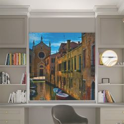 Римська штора з фотодруком Венеція  00-117 Блекаут