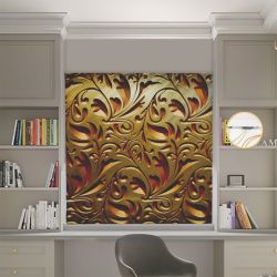 Римська штора з фотодруком Вензеля 00-141 Блекаут