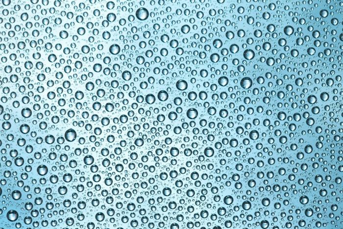 Римська штора DECOLIV Фотопечать Капли воды  Блэкаут 250*170