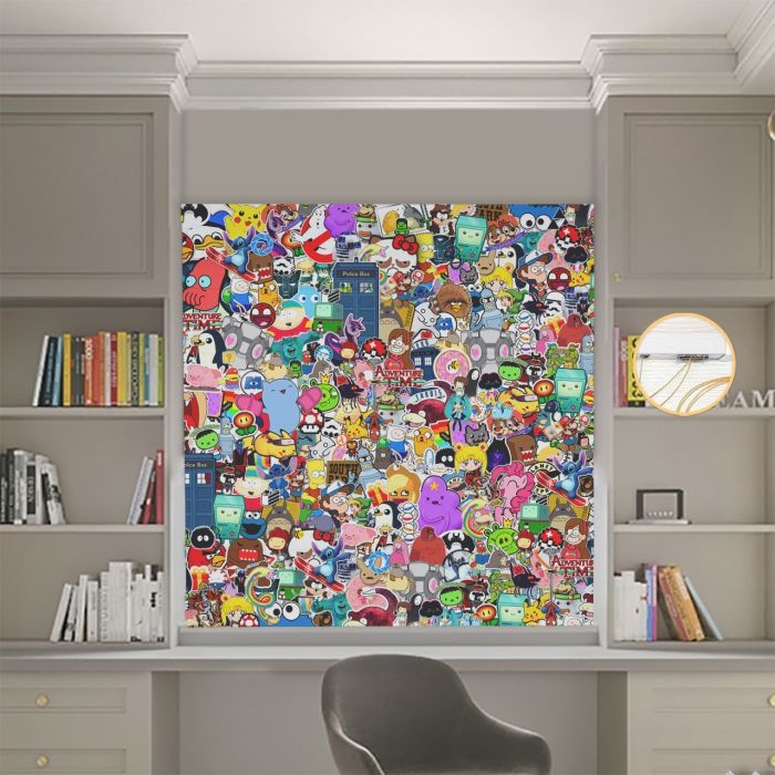 Римська штора з фотодруком Дитячі 00-508 Блекаут