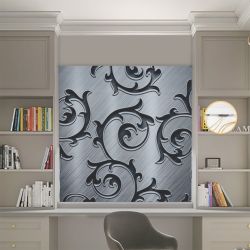 Римська штора з фотодруком Вензеля 00-552 Блекаут