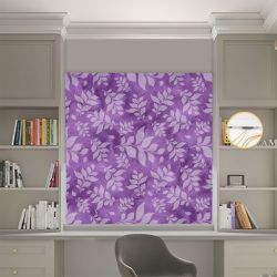 Римська штора з фотодруком Листя 00-092 Блекаут