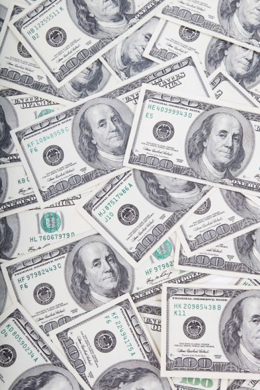 Римська штора з фотодруком Гроші 11-062 Блекаут