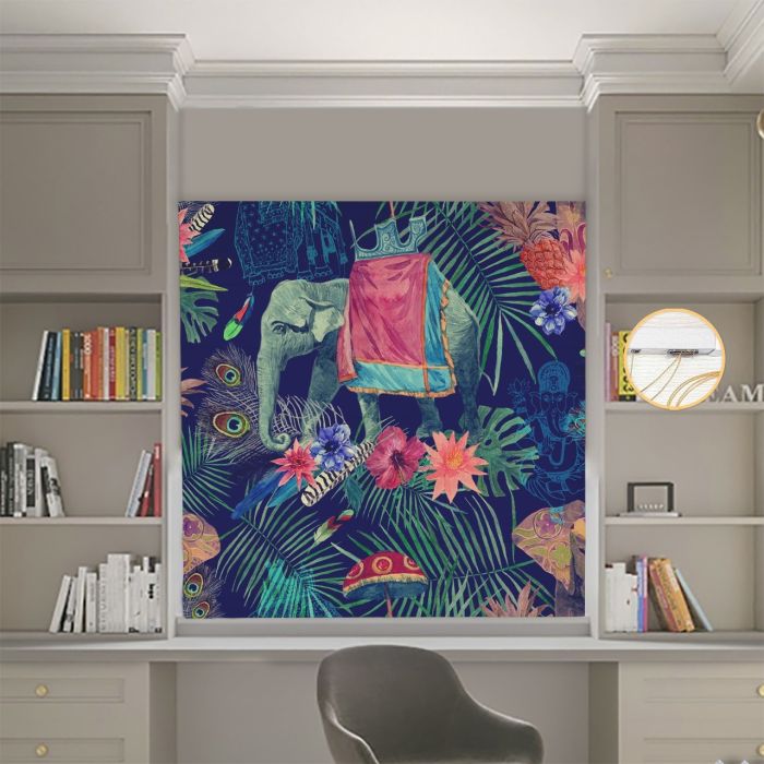 Римська штора DECOLIV Фотопечать Абстракции  Блэкаут 70*170