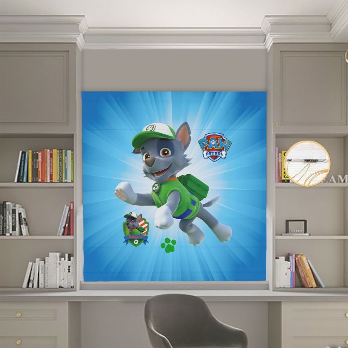 Римська штора з ланцюжковим карнизом Фотодрук Щенячий патруль Блекаут