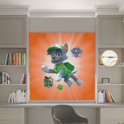 Римська штора з ланцюжковим карнизом Фотодрук Щенячий патруль 02 Блекаут