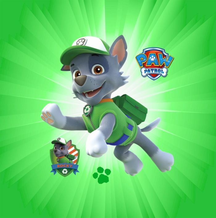 Римська штора з фотодруком Щенячий патруль 03 Блекаут