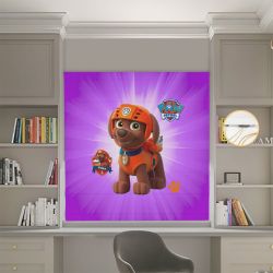 Римська штора з ланцюжковим карнизом Фотодрук Щенячий патруль 05 Блекаут