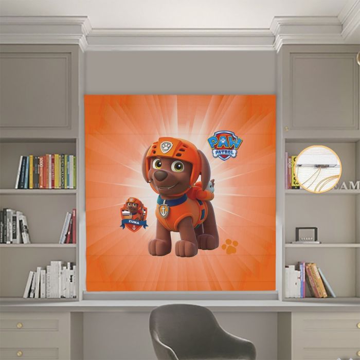 Римська штора з фотодруком Щенячий патруль 06 Блекаут