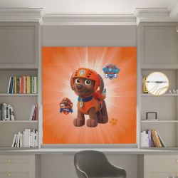 Римська штора з ланцюжковим карнизом Фотодрук Щенячий патруль 06 Блекаут