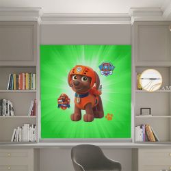 Римська штора з фотодруком Щенячий патруль 07 Блекаут