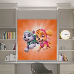 Римська штора з фотодруком Щенячий патруль 10 Блекаут