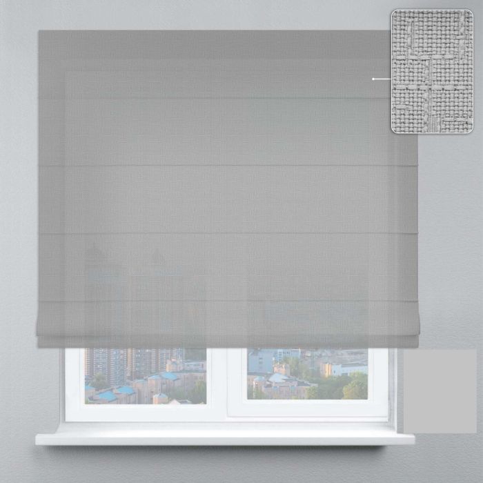 Римська штора DECOLIV Лен с серым отливом