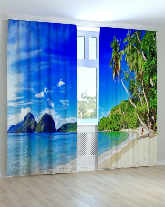 Фотоштори DECOLIV Пейзаж Принт 00-006 Блекаут