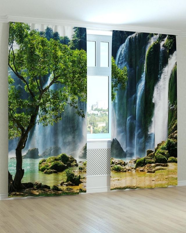 Фотоштори DECOLIV Пейзаж Принт 00-010 Тюль