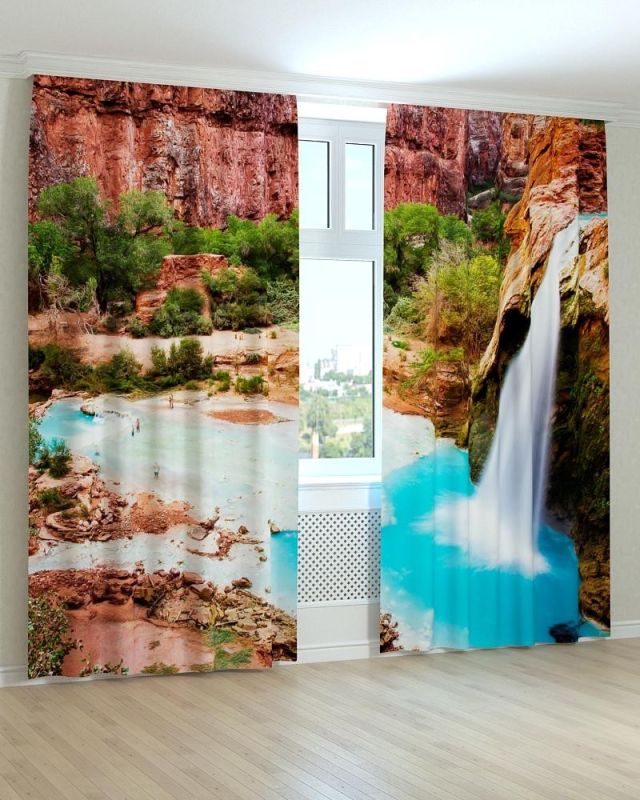 Фотоштори DECOLIV Пейзаж Принт 00-011 Блекаут