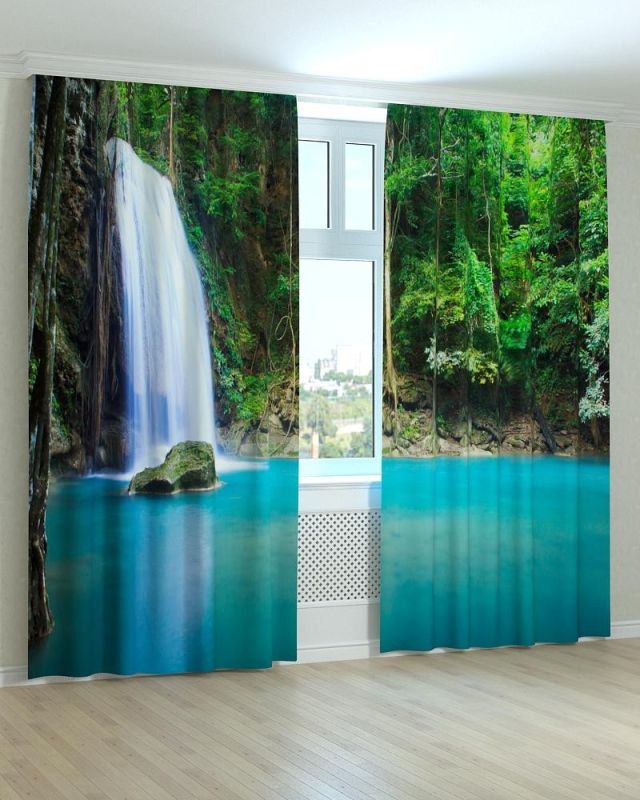 Фотоштори DECOLIV Пейзаж Принт 00-014 Тюль