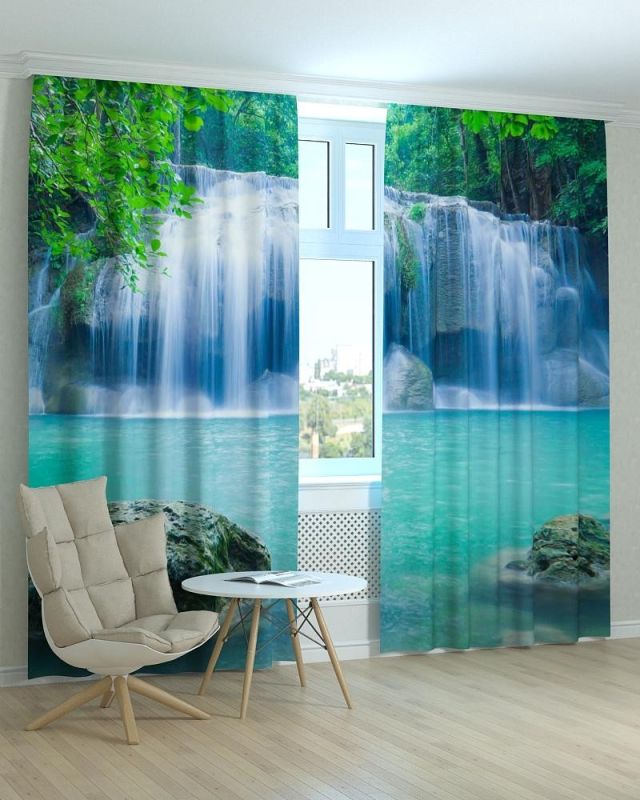 Фотоштори DECOLIV Пейзаж Принт 00-019 Блекаут