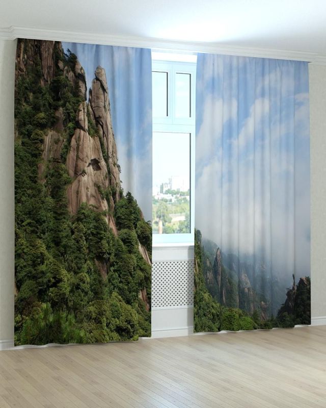 Фотоштори DECOLIV Пейзаж Принт 00-024 Блекаут