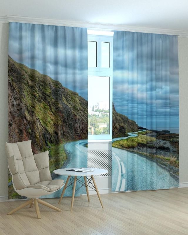 Фотоштори DECOLIV Пейзаж Принт 00-029 Блекаут