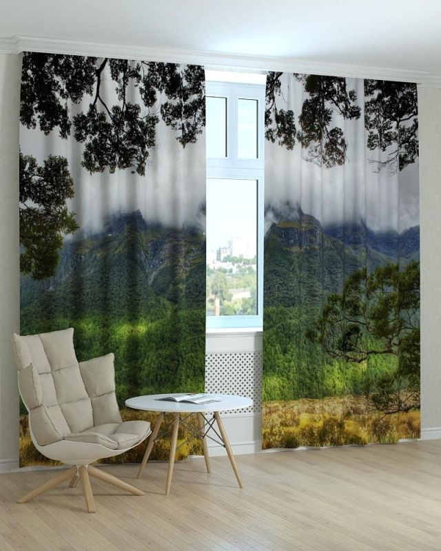 Фотоштори DECOLIV Пейзаж Принт 00-035 Блекаут