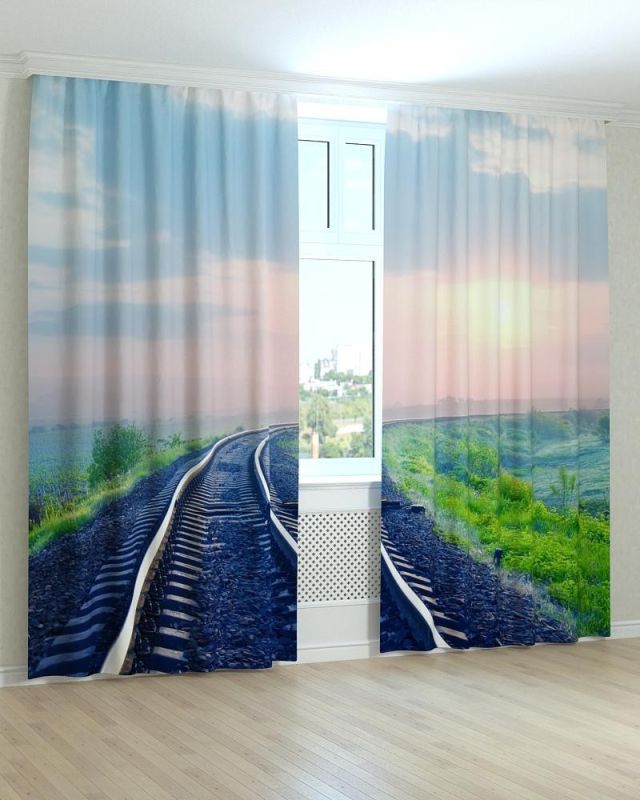 Фотоштори DECOLIV Пейзаж Принт 00-045 Блекаут