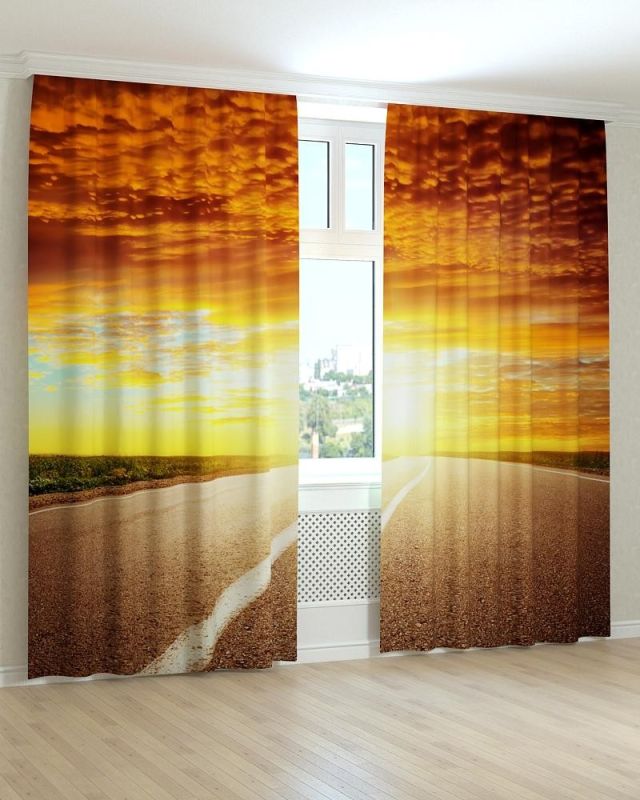 Фотоштори DECOLIV Пейзаж Принт 00-046 Тюль