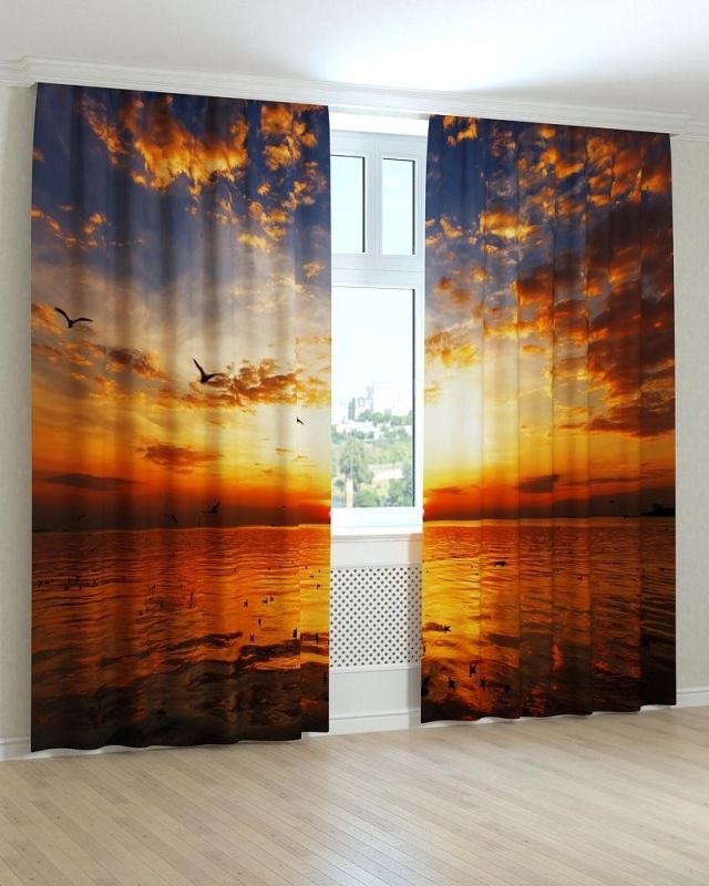 Фотоштори DECOLIV Пейзаж Принт 00-049 Блекаут