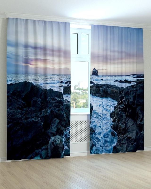 Фотоштори DECOLIV Пейзаж Принт 00-055 Тюль