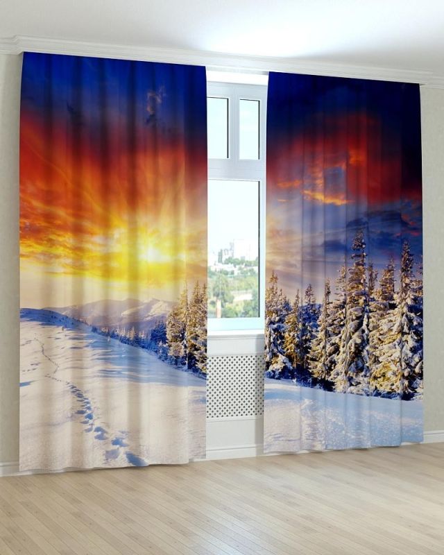 Фотоштори DECOLIV Пейзаж Принт 00-061 Тюль