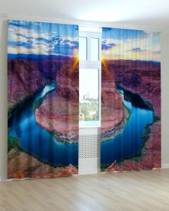 Фотоштори DECOLIV Пейзаж Принт 00-073 Тюль