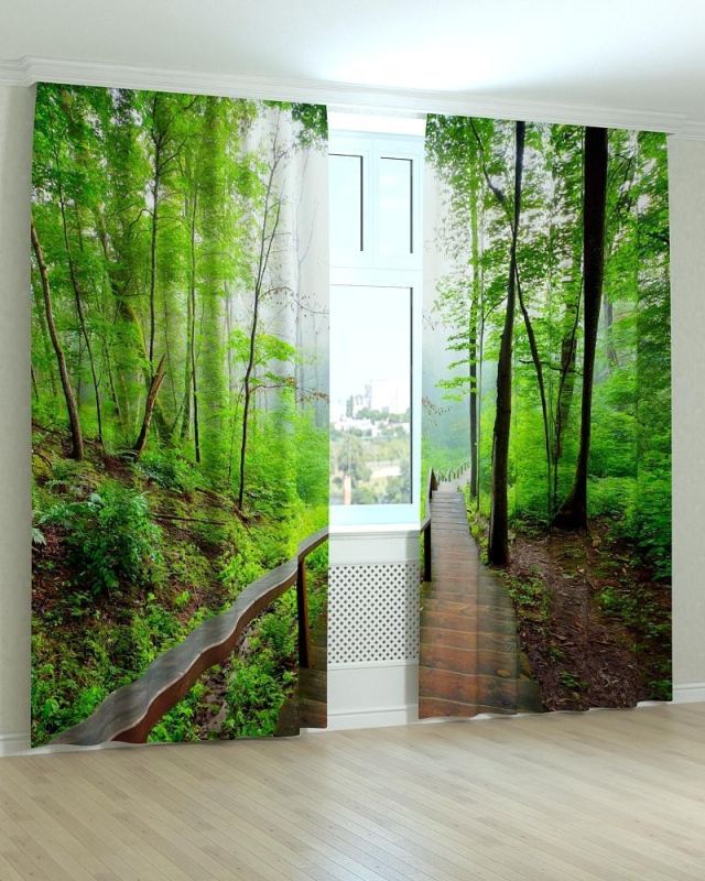 Фотоштори DECOLIV Пейзаж Принт 00-078 Блекаут