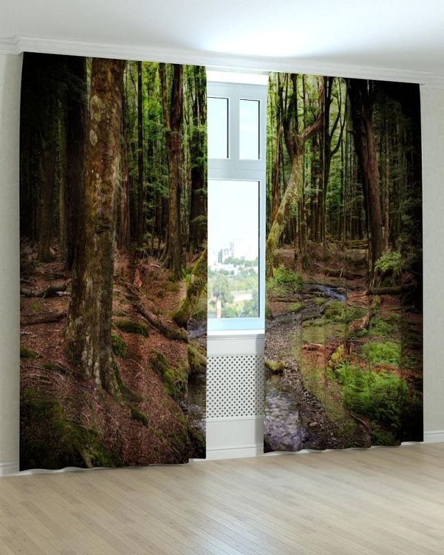 Фотоштори DECOLIV Пейзаж Принт 00-081 Тюль