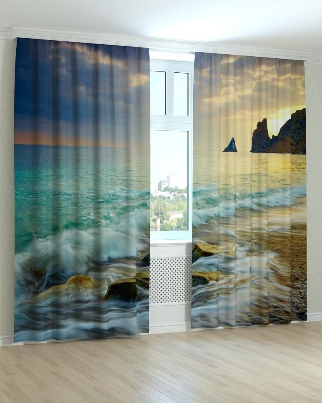 Фотоштори DECOLIV Пейзаж Принт 00-088 Блекаут