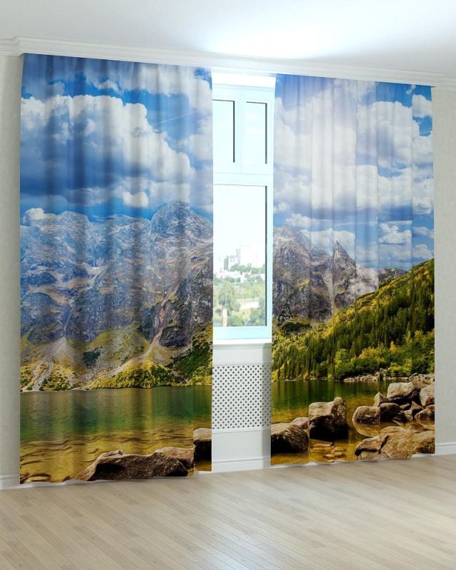 Фотоштори DECOLIV Пейзаж Принт 00-097 Тюль