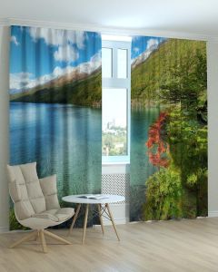 Фотоштори DECOLIV Пейзаж Принт 00-100 Тюль